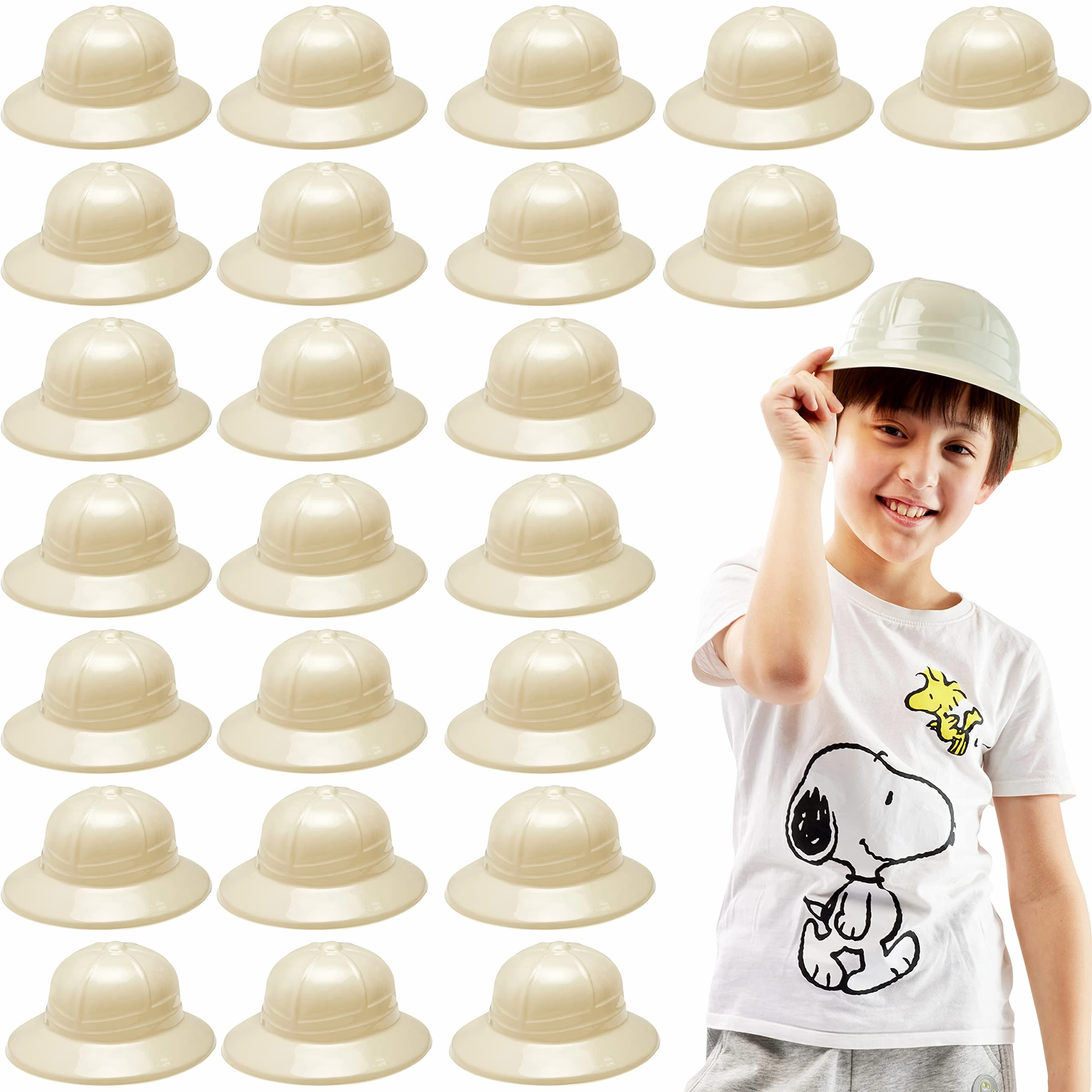 Jungle Theme Animals Explorer Party Hat, 24 Pcs Monster Crafts Mysterious Displays