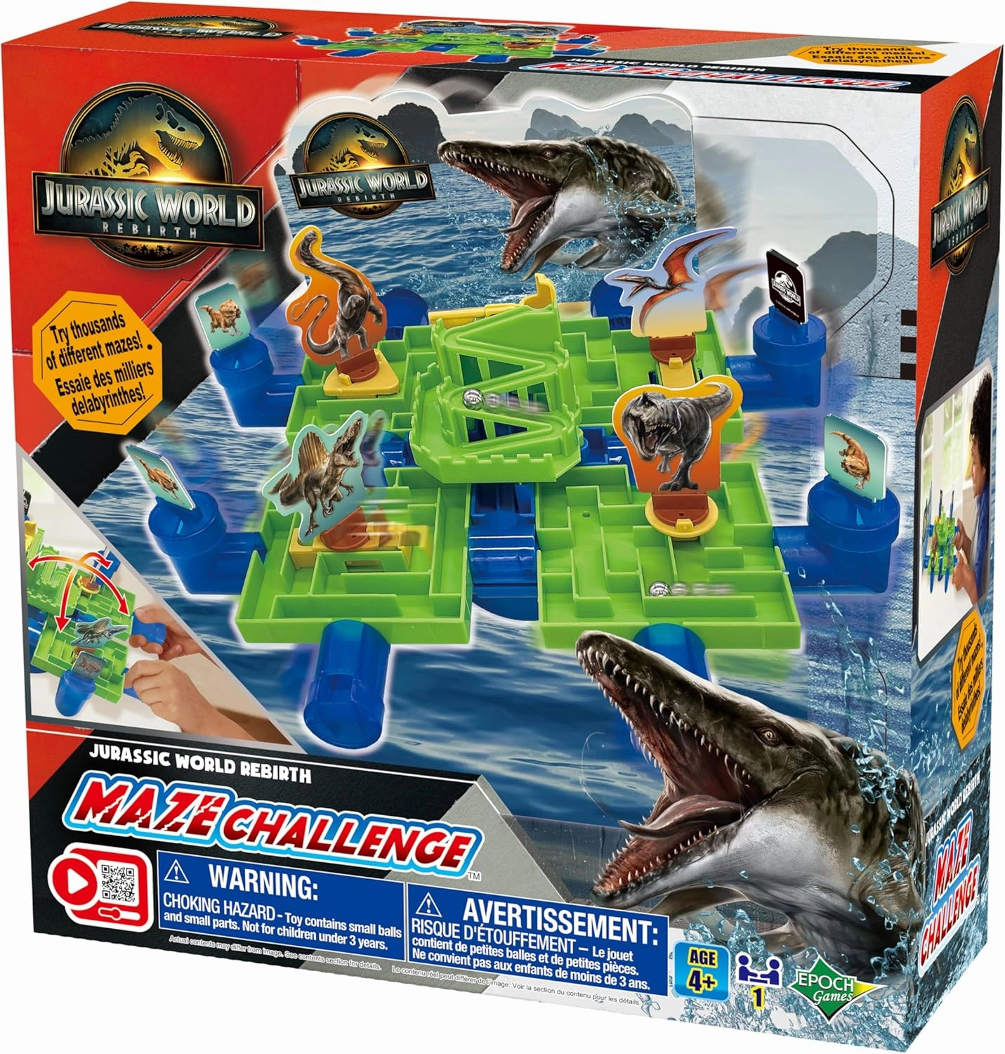 Memory Create Jurassic World Maze Challenge