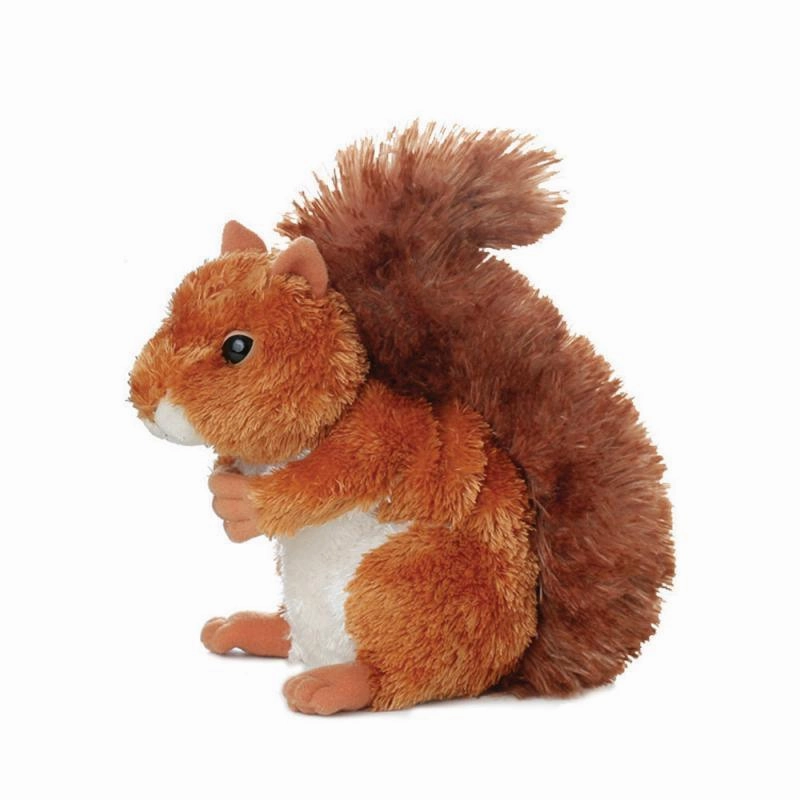 Tiny Snapshot AURORA Mini Flopsie Nutsie Squirrel 16cm Soft Toy
