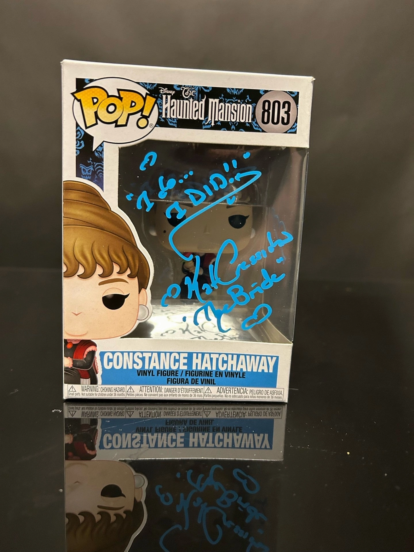 Kat Cressida Signed Funko Pop Haunted Mansion Constance Hatchaway Wicked Lights Playful Figures