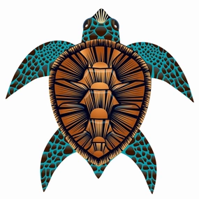 Sea Turtle 40" Kite Scooter Toy