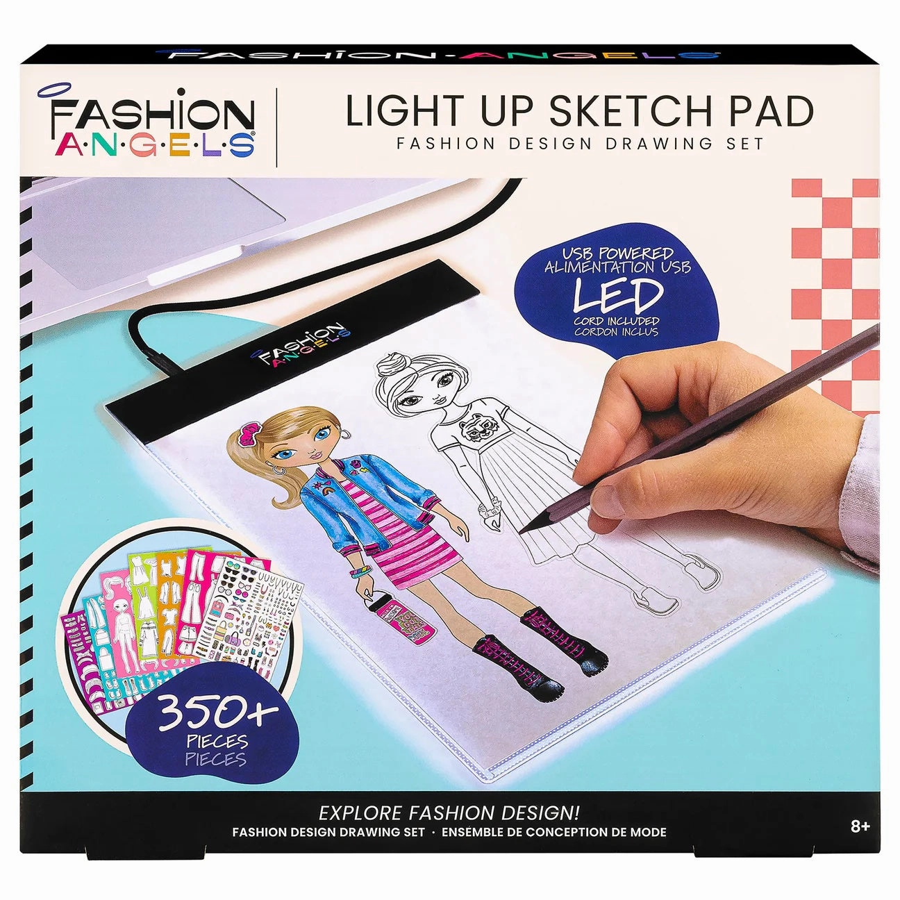 Size Comparison Light Up Sketch Pad