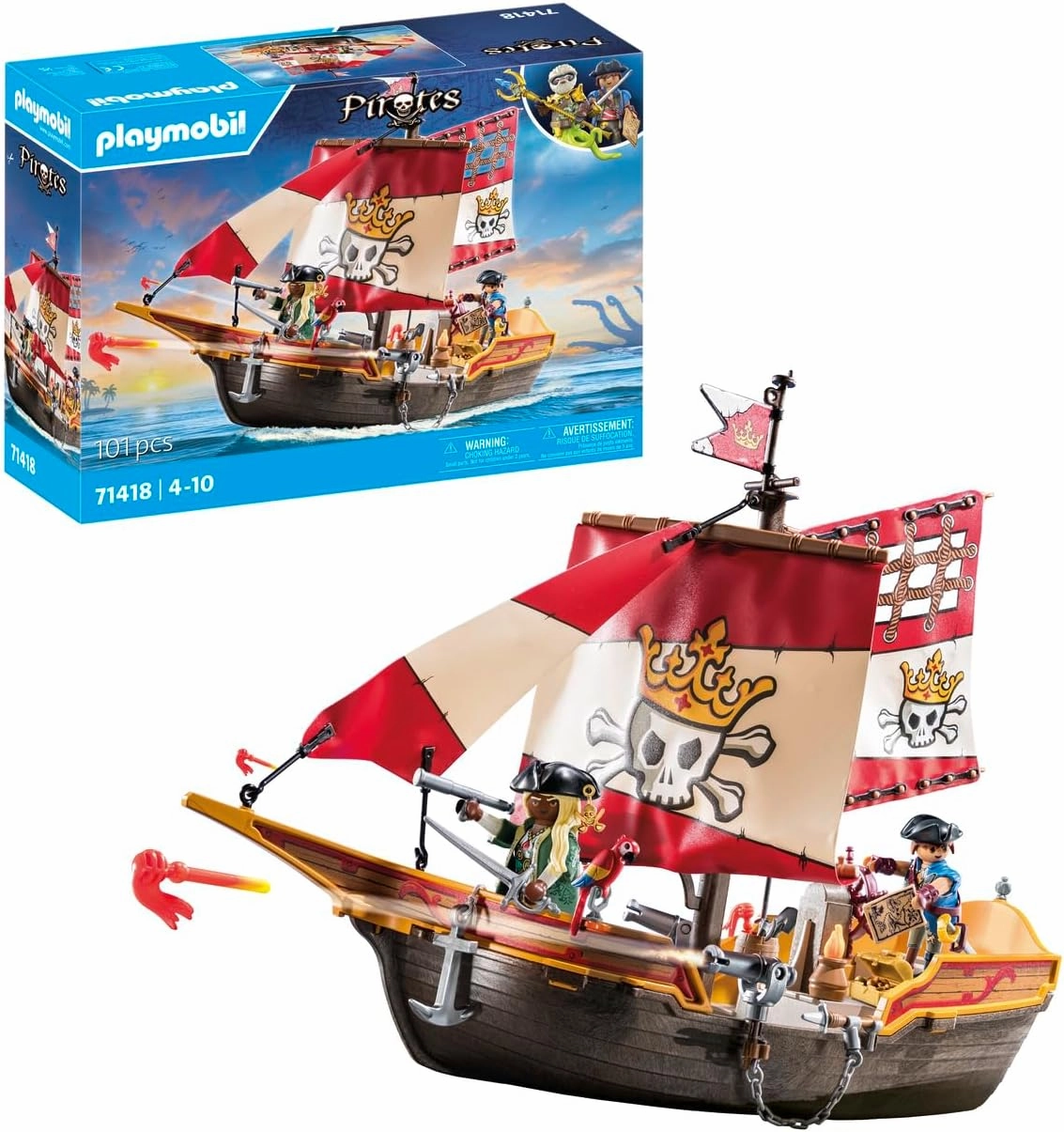 Playmobil 71418 - Pirate Ship Rhythm Sense Time Dilation
