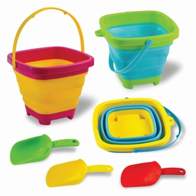 SLOOSH - Foldable Sandbox Buckets, 3 Pcs Dance Movement Morph Target