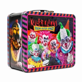KILLER KLOWNS FROM OUTER SPACE METAL TIN LUNCH BOX TOYNK EXCLUSIVE Frightening Displays