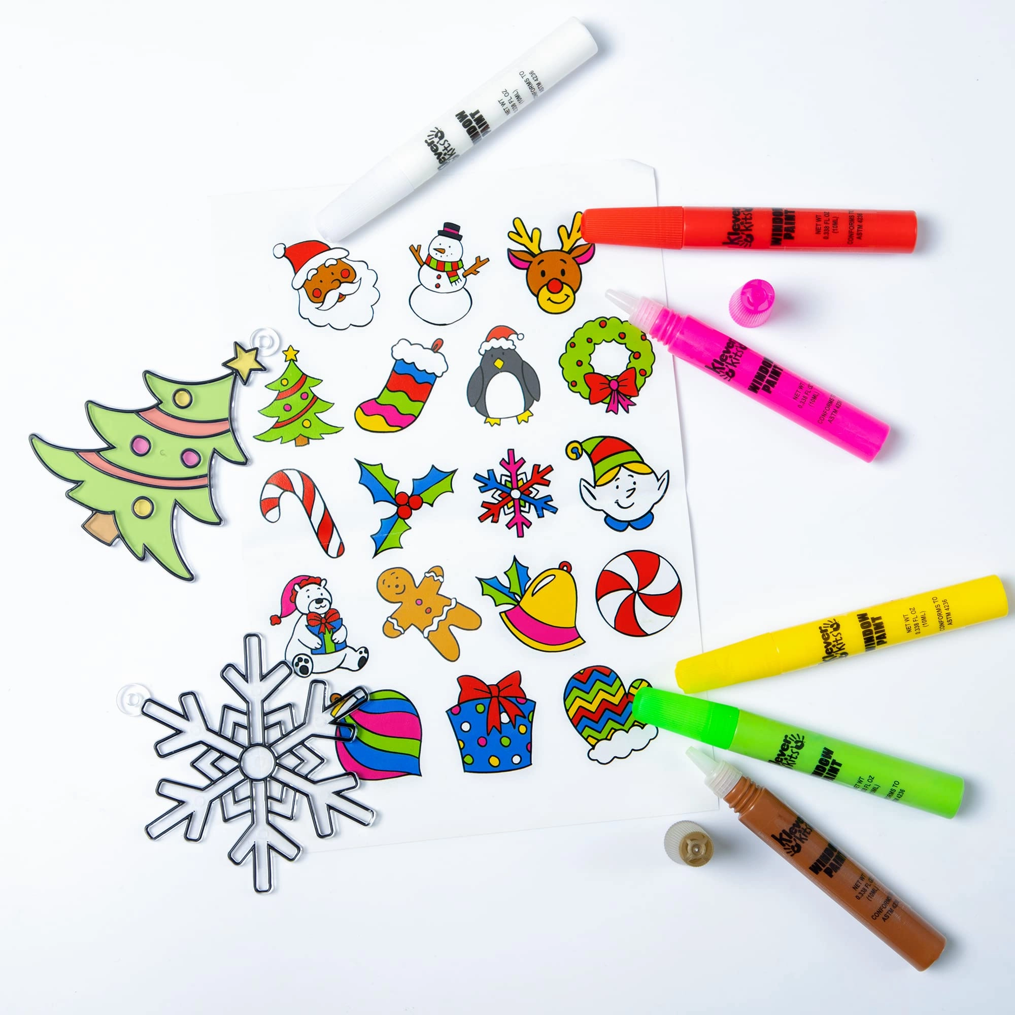 Haunted Displays Charming Party KLEVER KITS - Christmas Window Craft