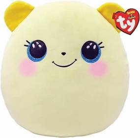 Ty Squish a Boo Buttercup Bear 20cm Plush color block Suitcase Artist