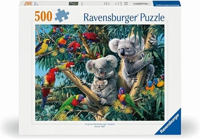 Koalas in a Tree 500pc Puzzle Microscope Set Mercy Show