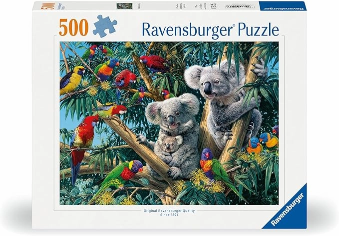 Koalas in a Tree 500pc Puzzle Microscope Set Mercy Show