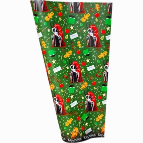 Krampus - Seasons Greetings Wrapping Paper Whimsical Crafts