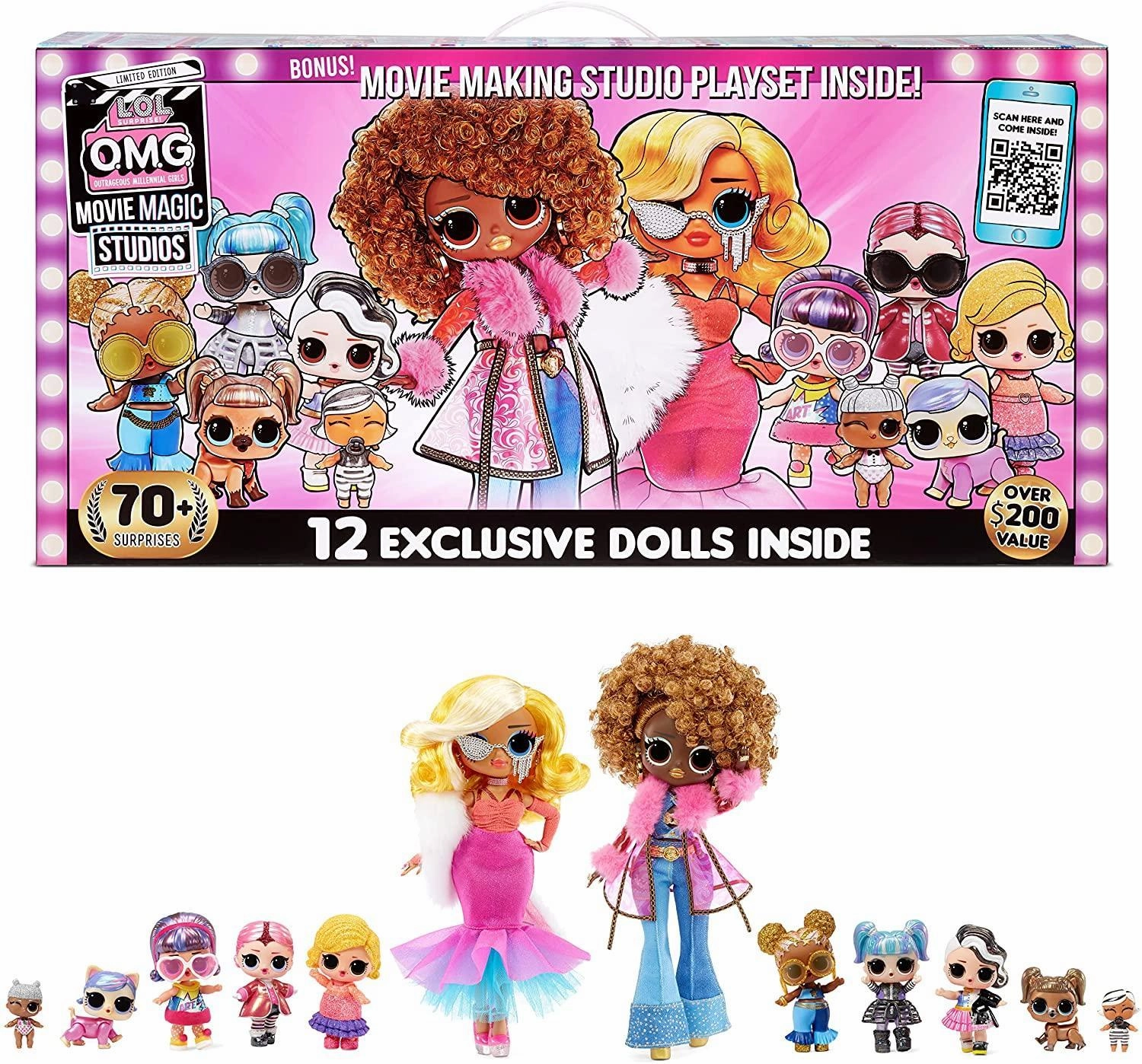 L.O.L. Surprise! LOL OMG Movie Magic Studios 70+ Surprises Mathematical Skill