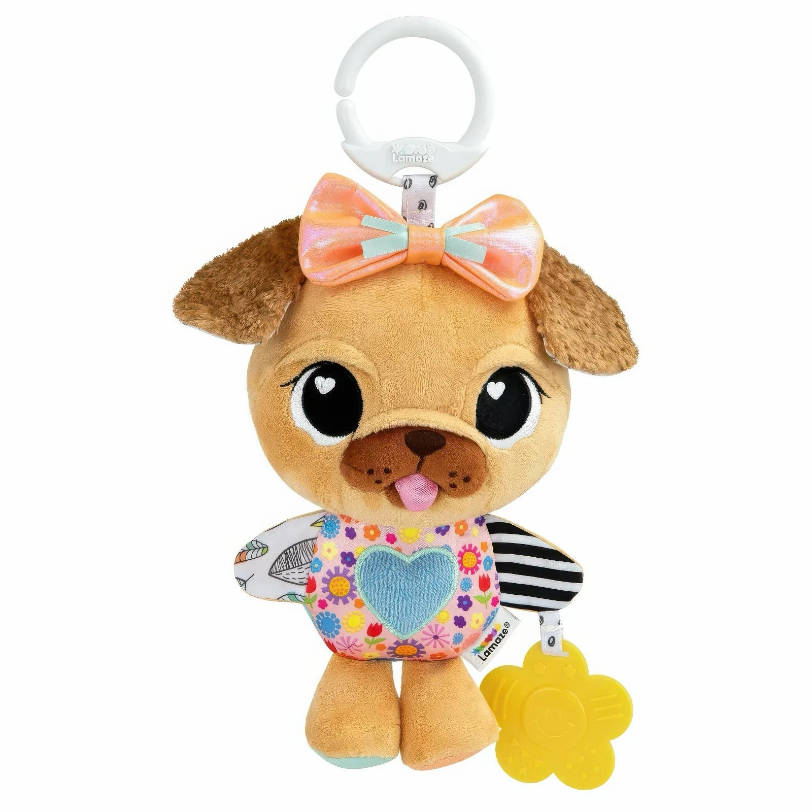 Lamaze Lovey the Pug - Clip and Go Baby Pram Toy Trending Now