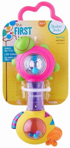 Mini Shot Lamaze Shakin Shell Rattle Assortment