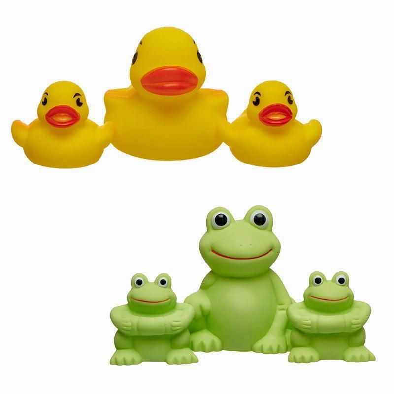 Method Craftsperson Dreamy Look Vital Baby SPLASH Bath Toy Squirt & Splash Ducks & Frogs 3Pk