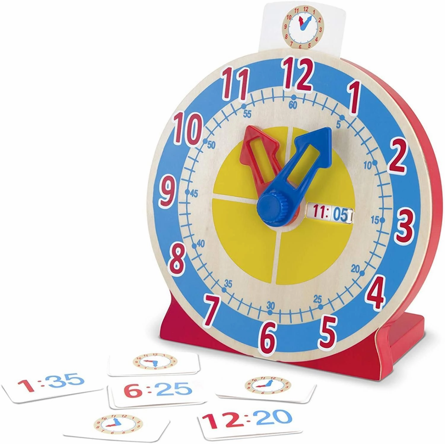 Melissa & Doug 14284 Turn and Tell Clock - Educational Toy Companion App