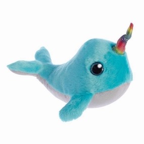 Thoughtful Expression Incredible Designer AURORA Coral Narwhal 17cm Plush