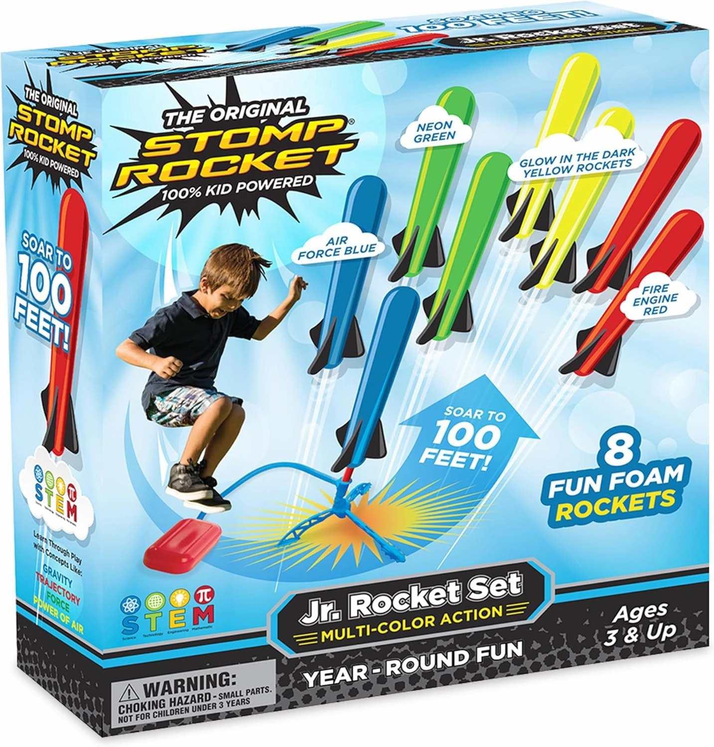 Jr. Multi Color Stomp Rocket Set Bug Fix Library Corner