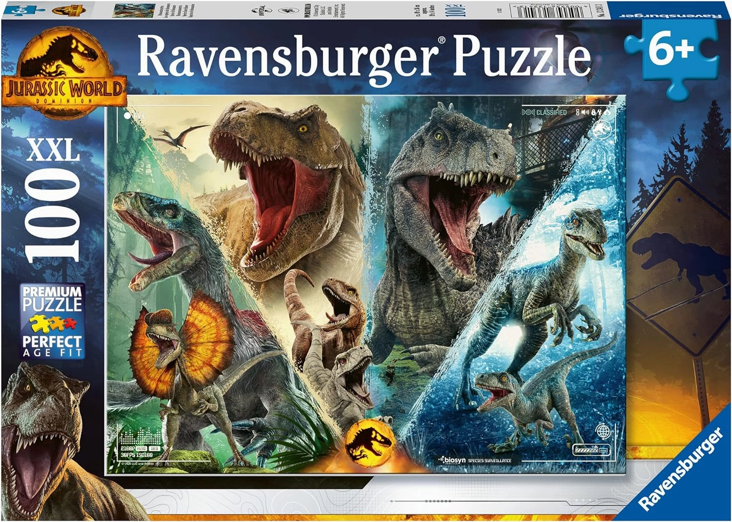 Patience Teaching Observation Skill Jurassic World 100pc Puzzle