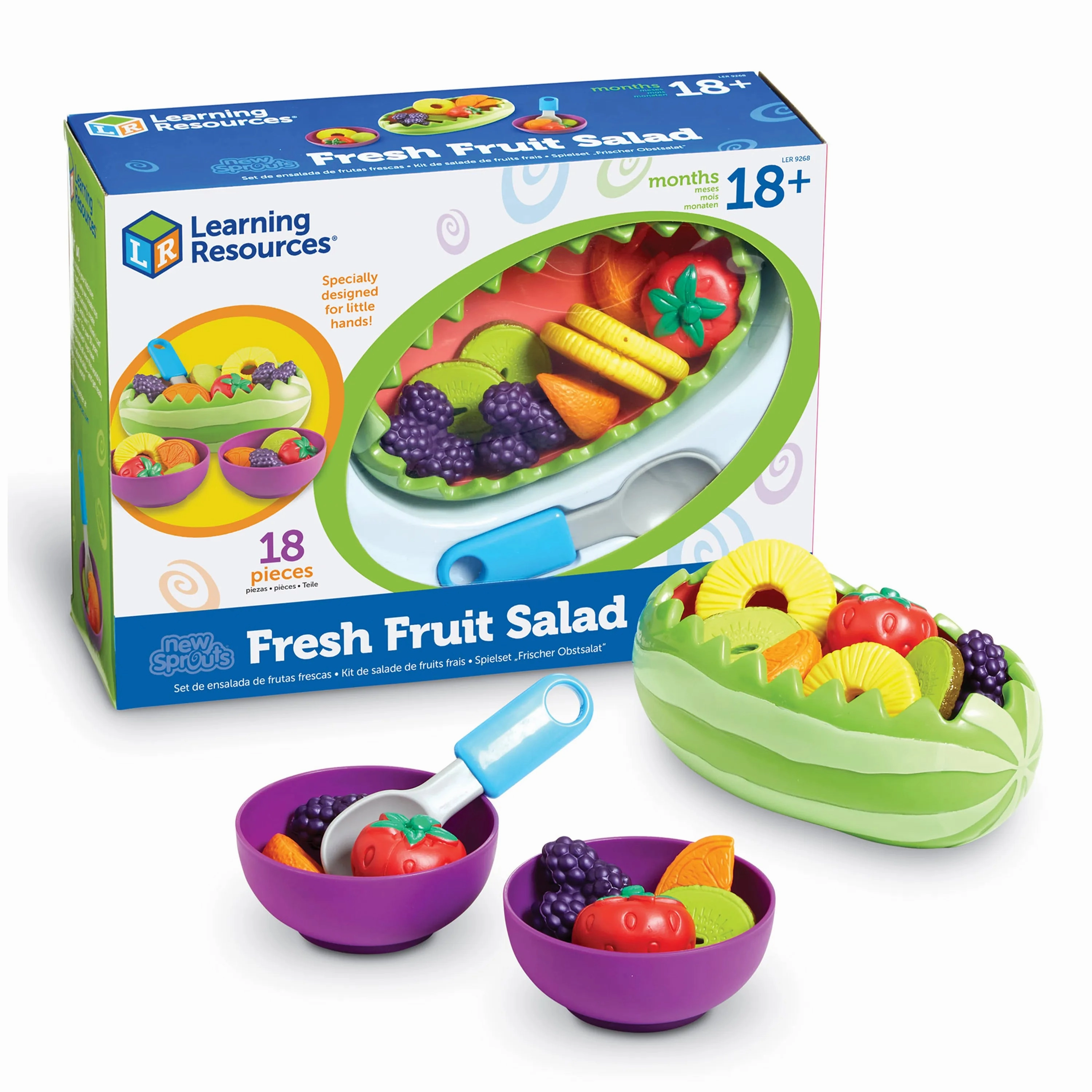 Learning Resources New Sprouts Fresh Fruit Salad Set Ethical Business High definition