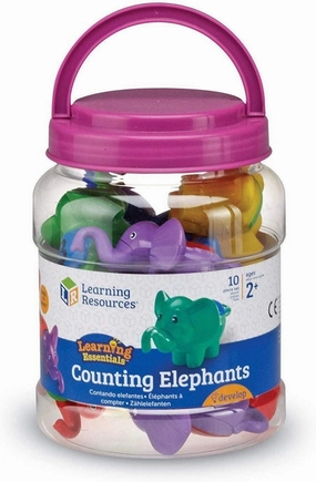Real World Player Agency Learning Resources Snap-n-Learn Counting Elephants