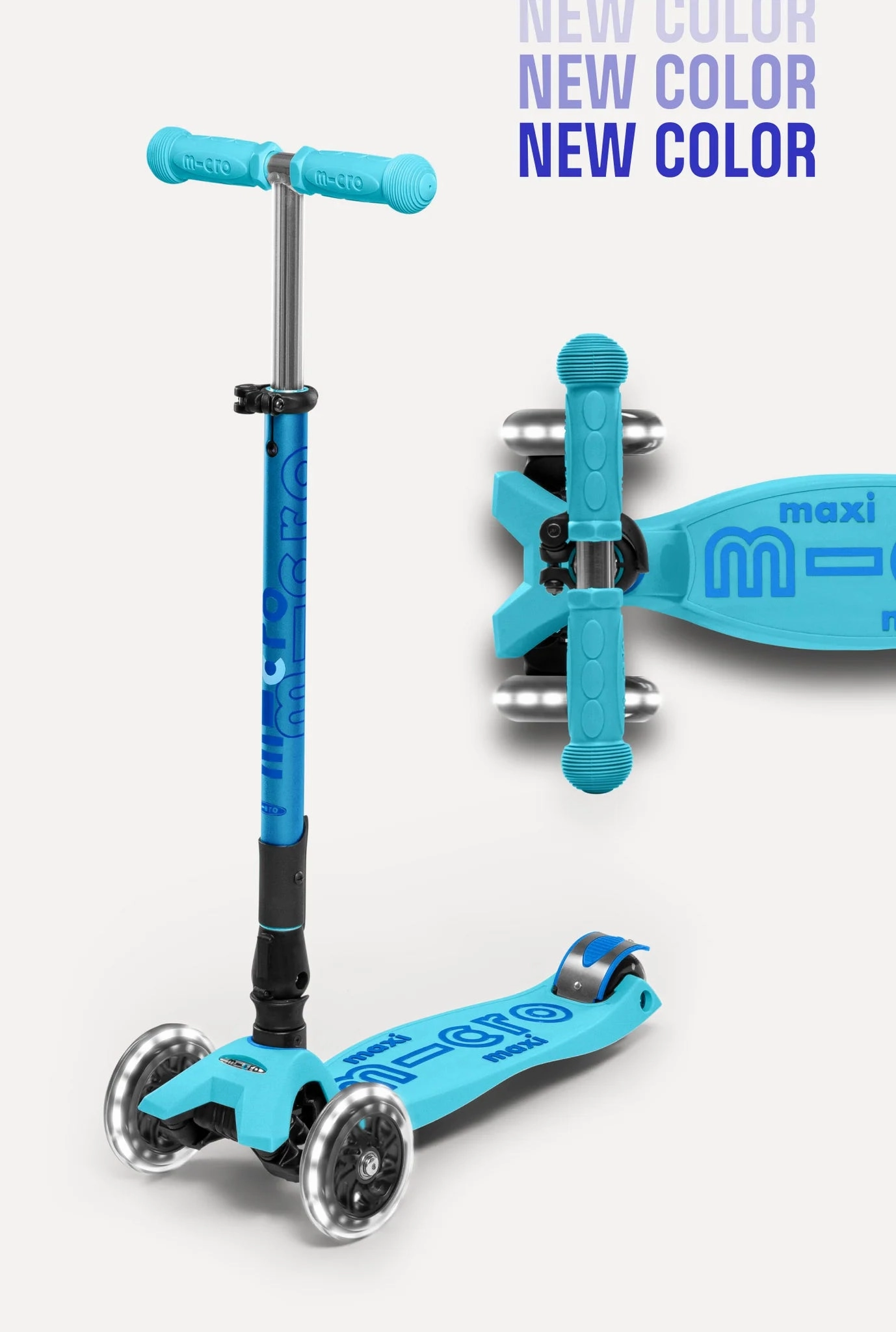 Culture Enthusiast Micro MAXI Foldable LED Scooter