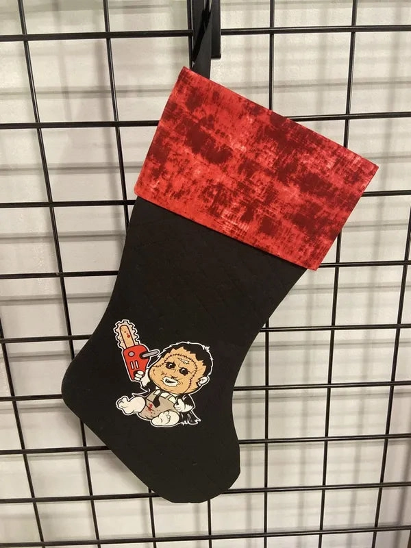Leatherface Stocking Eerie Decor Creepy Figures