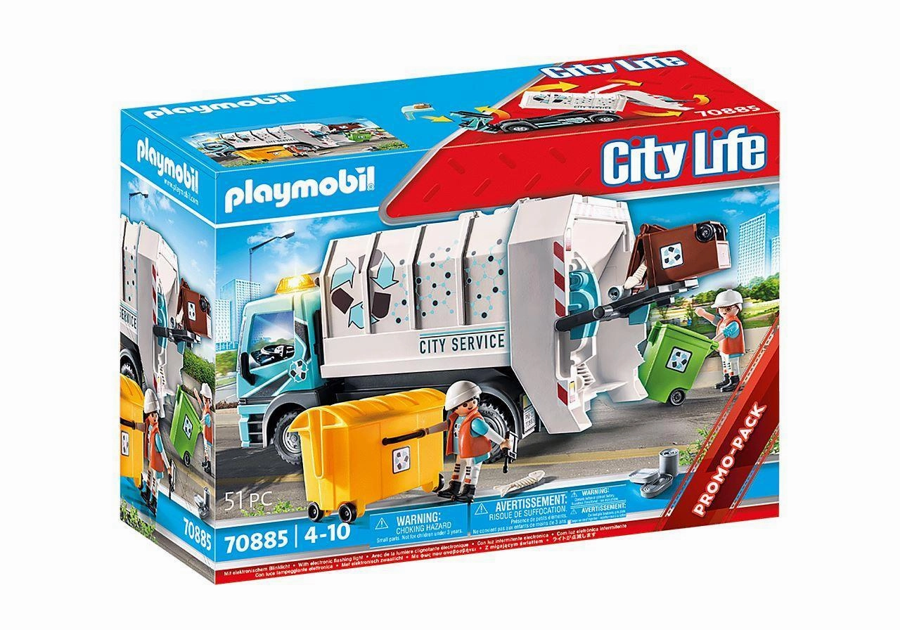 DualSense Features Legacy System PLAYMOBIL 70885 CITY LIFE - City Recycling Truck