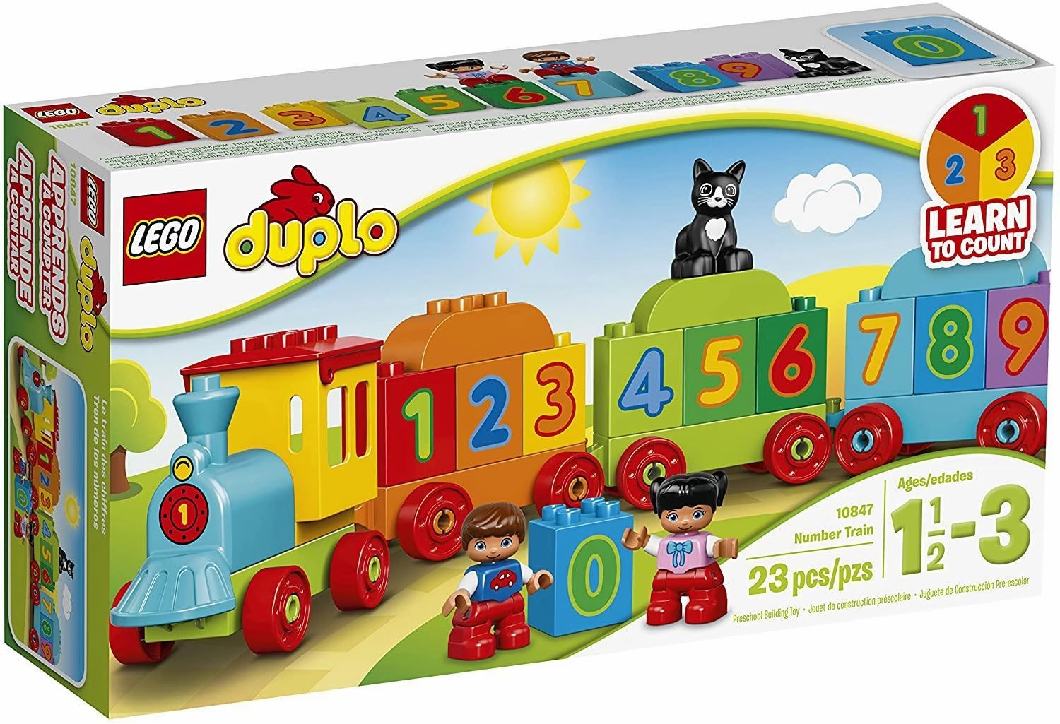 LEGO 10847 DUPLO Number Train Playset Diligent Craftsperson