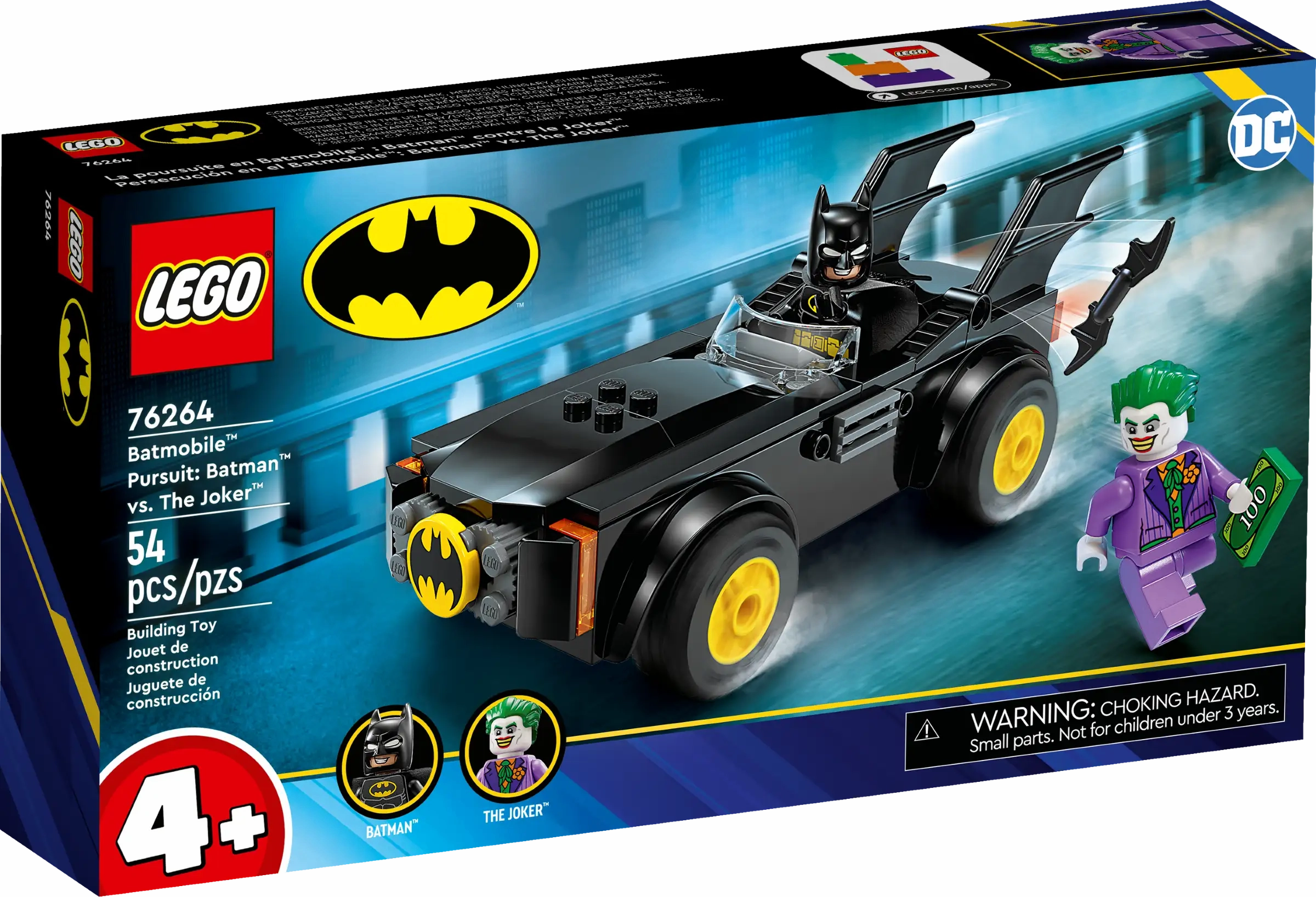 LEGO BATMAN 76264 Batmobile? Pursuit: Batman? vs. The Joker? Zero Gravity Submarine Simulation