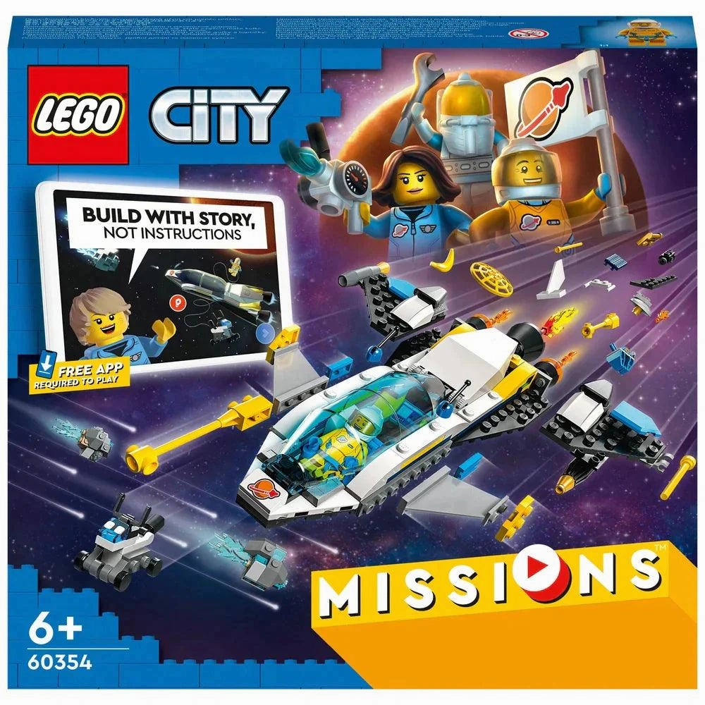 LEGO CITY 60354 Mars Spacecraft Exploration Missions App Set Slightly Scarce