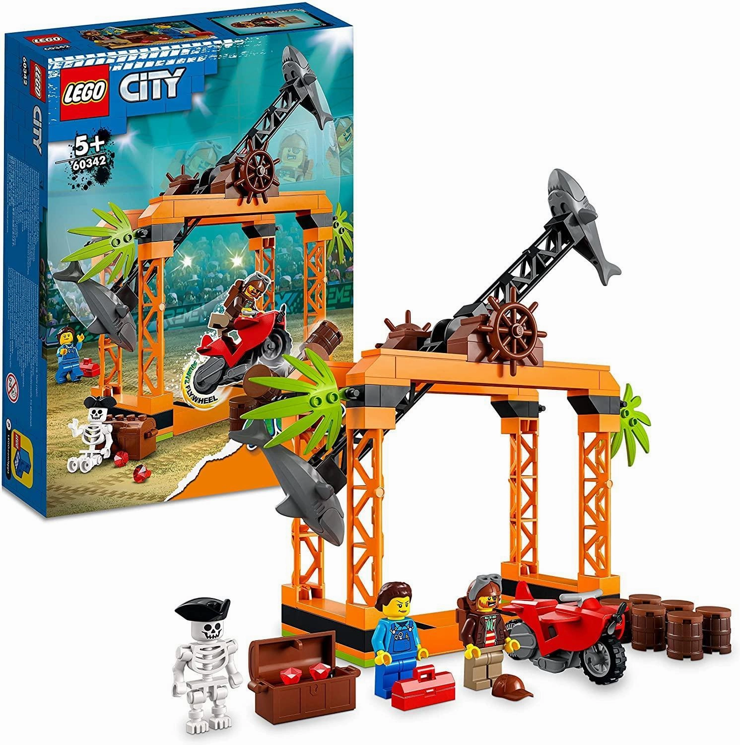 LEGO CITY The Shark Attack Stunt Challenge Infinite Quantity Coach Ability