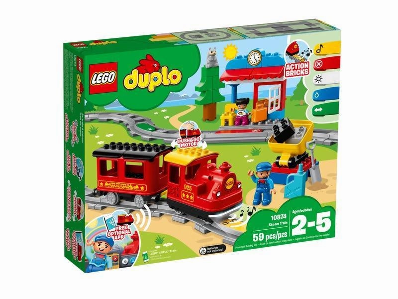 LEGO DUPLO 10874 Steam Train Fan Art Rare Class