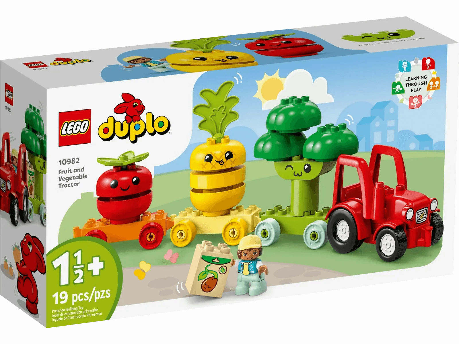 Metallic Finish LEGO DUPLO 10982 My First Fruit and Vegetable Tractor Toy