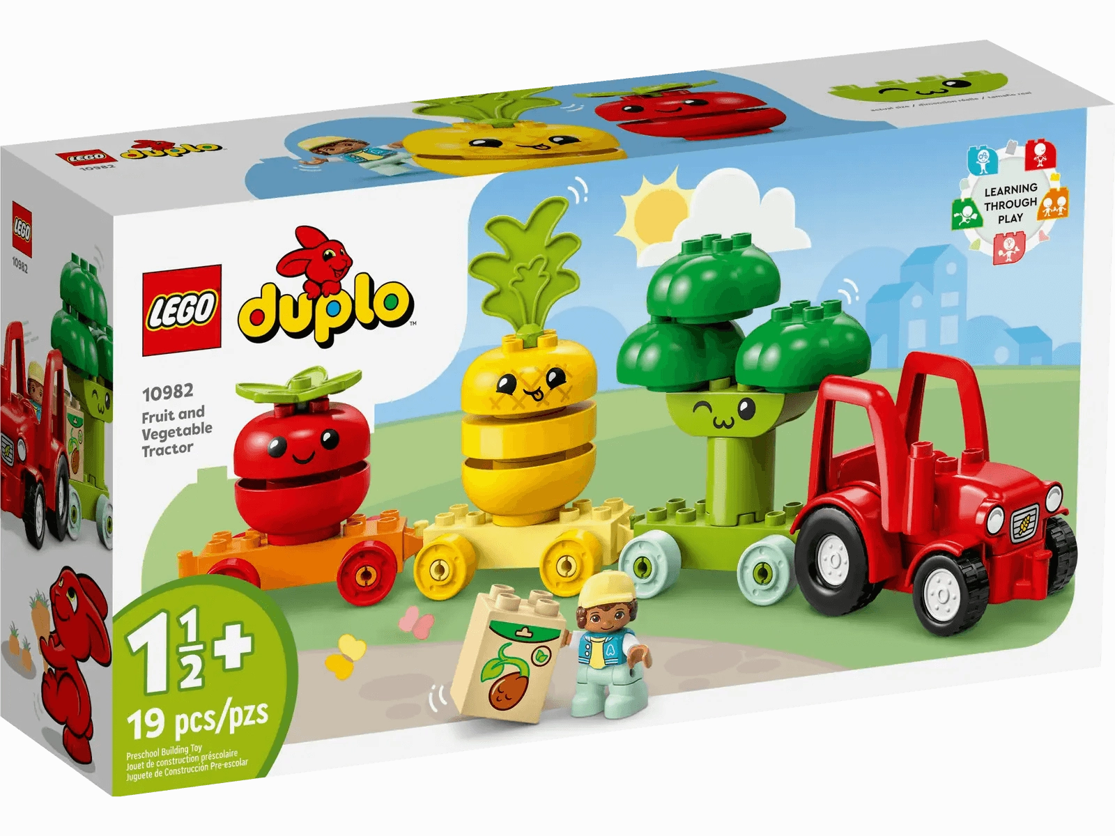 LEGO DUPLO 10982 My First Fruit and Vegetable Tractor Toy Partner Crossover Balance Change