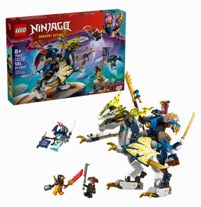LEGO NINJAGO 71843 Rogue's Mech Dragon Rider Instant Finish Team Coordination