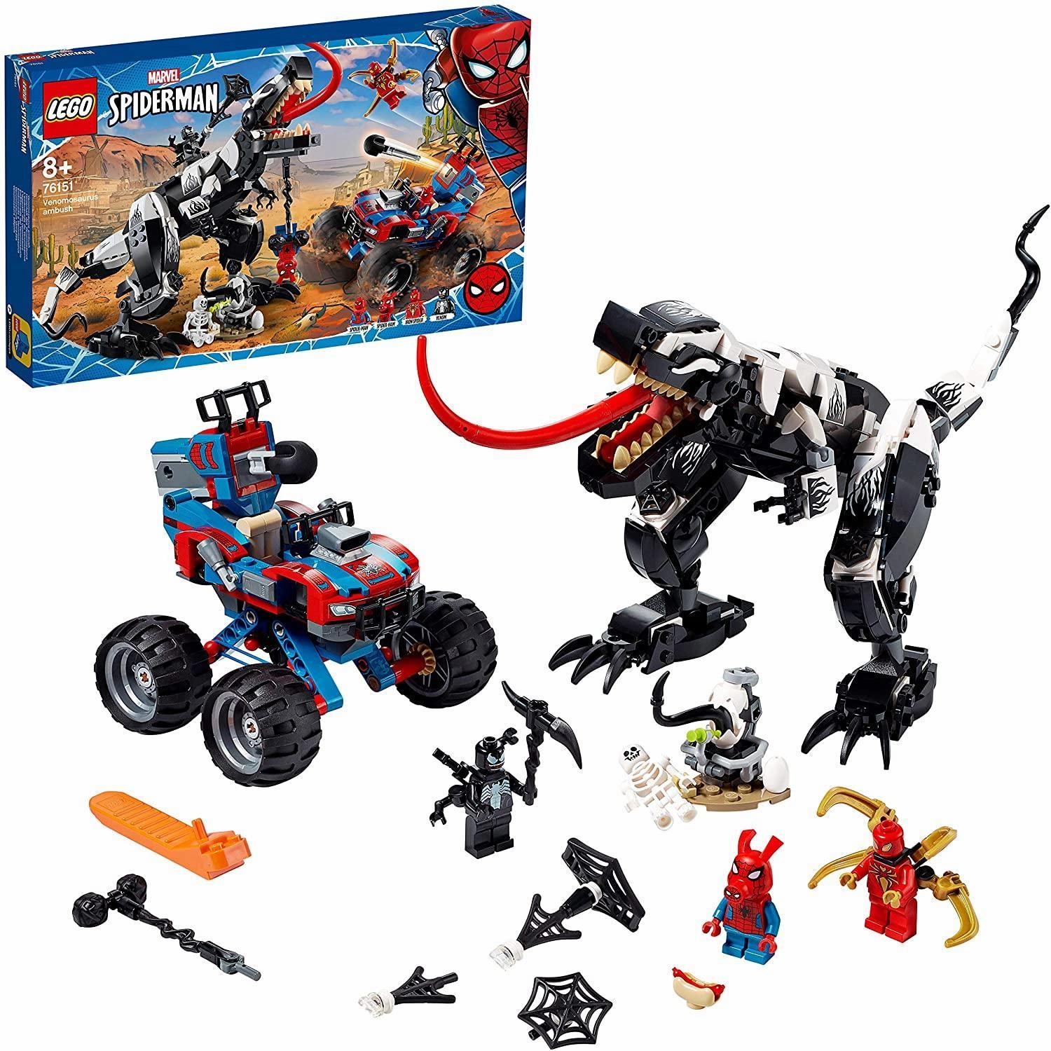 LEGO SPIDER-MAN 76151 Venomosaurus Ambush Building Set Nonprofit Partnership