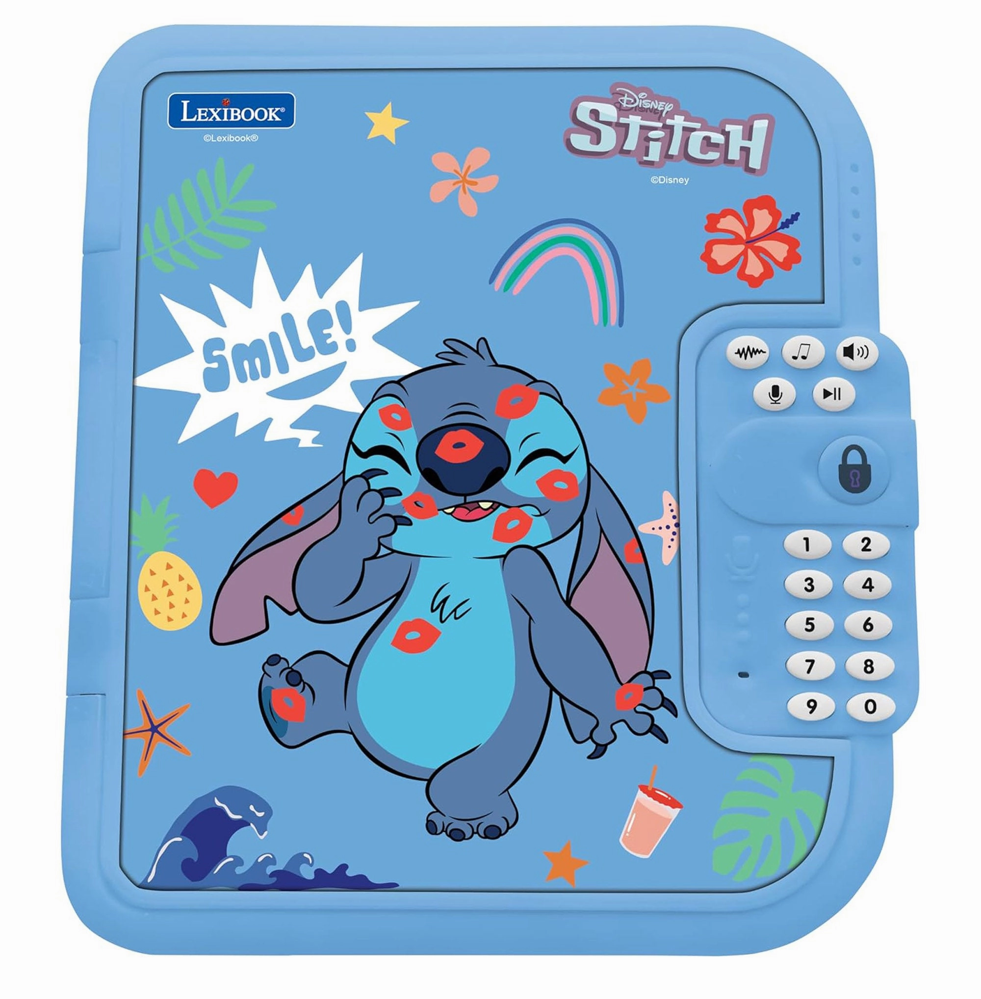 Rewind Feature Procedural Animation Lexibook Disney Stitch Secret Safe Electronic Notebook