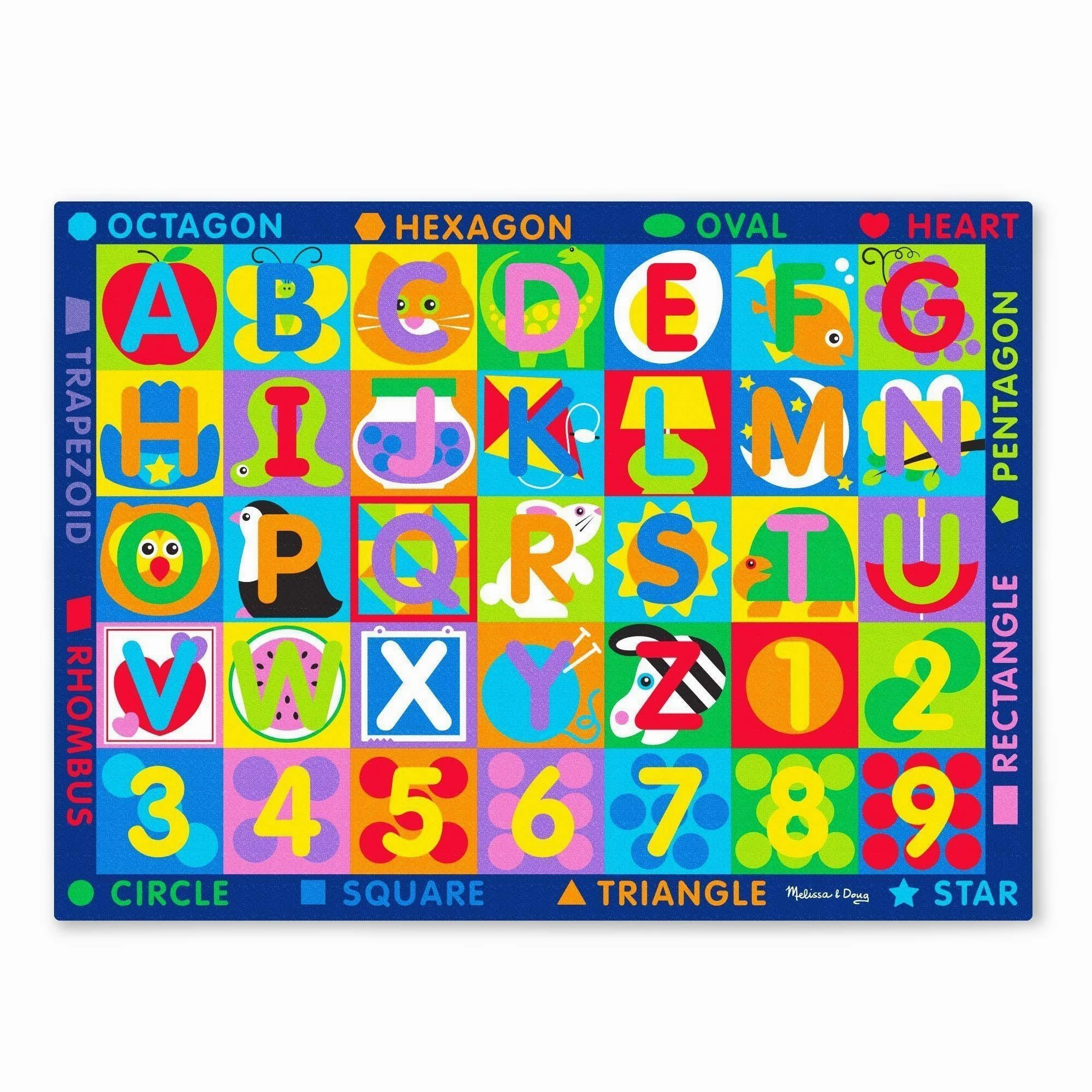 Melissa & Doug Jumbo ABC-123 Activity Rug Next Game