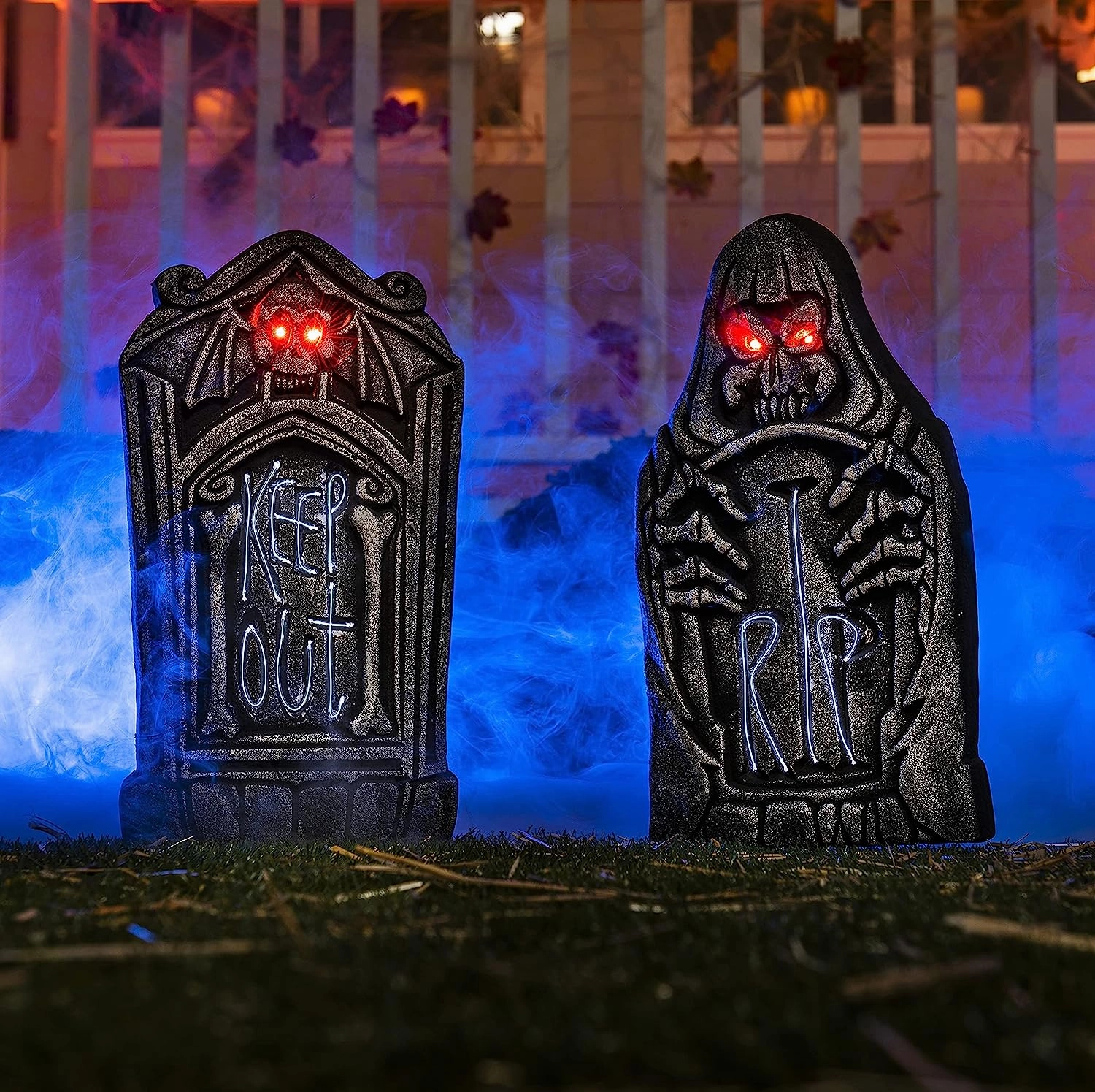 Enchanting Lights Mystical Party Light-up Graveyard Tombstone