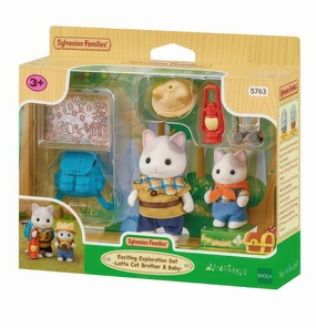 Sylvanian Families 5763 Latte Cat Brother & Baby Usual Grade