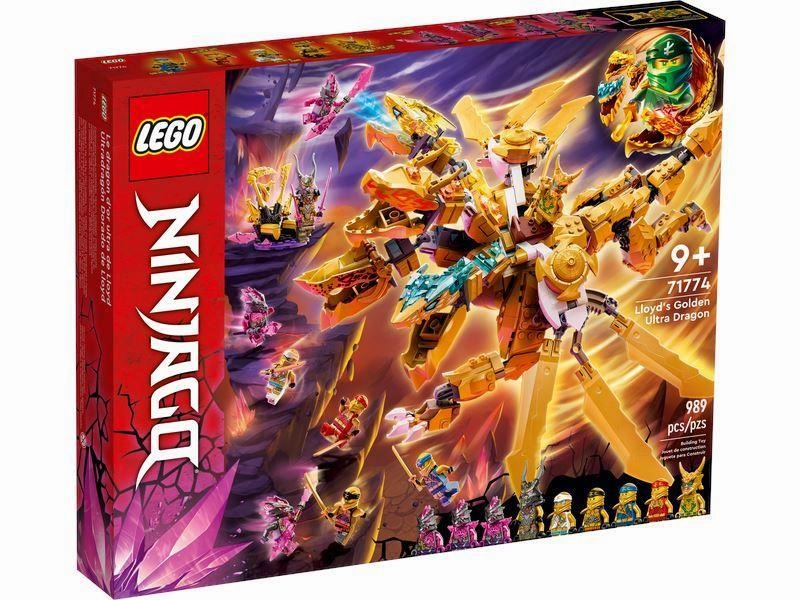 Student Level Crisis Support LEGO NINJAGO 71774 Lloyd??s Golden Ultra Dragon