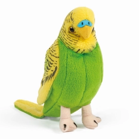 Little Suitcase LIVING NATURE 14cm Budgerigar Soft Toy