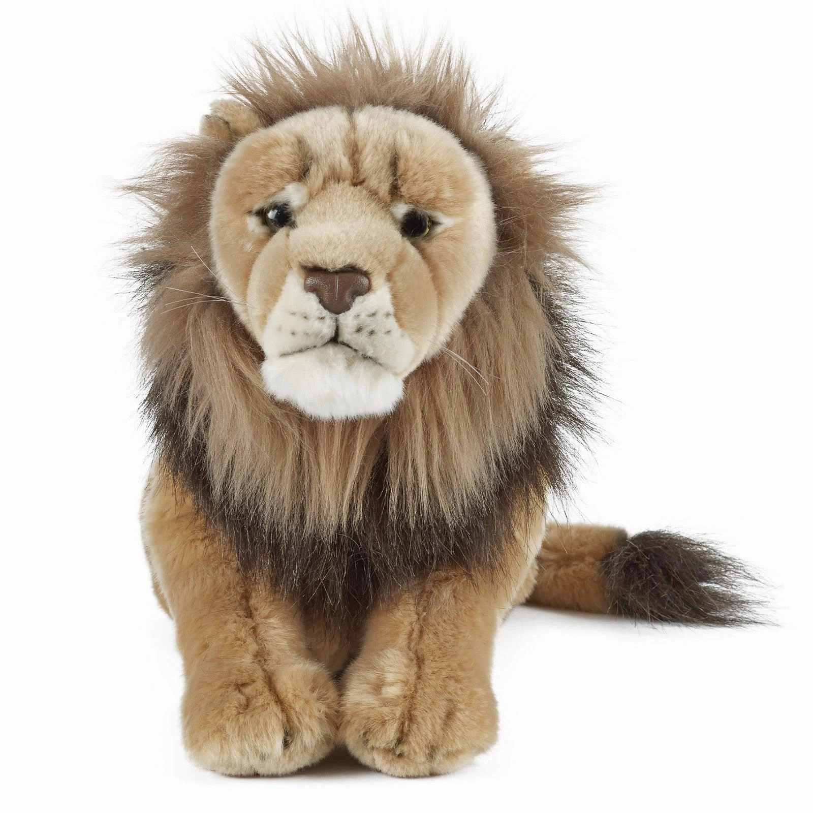 LIVING NATURE AN321 Large Male Lion 45cm Soft Toy Magical Vibe