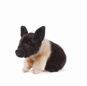 Animal Craftsperson Mountain Mist LIVING NATURE Black & Pink Piglet AN335 Soft Toy