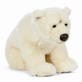Small Bag Flood Resistant LIVING NATURE Extra Large Polar Bear AN399 Soft Toy