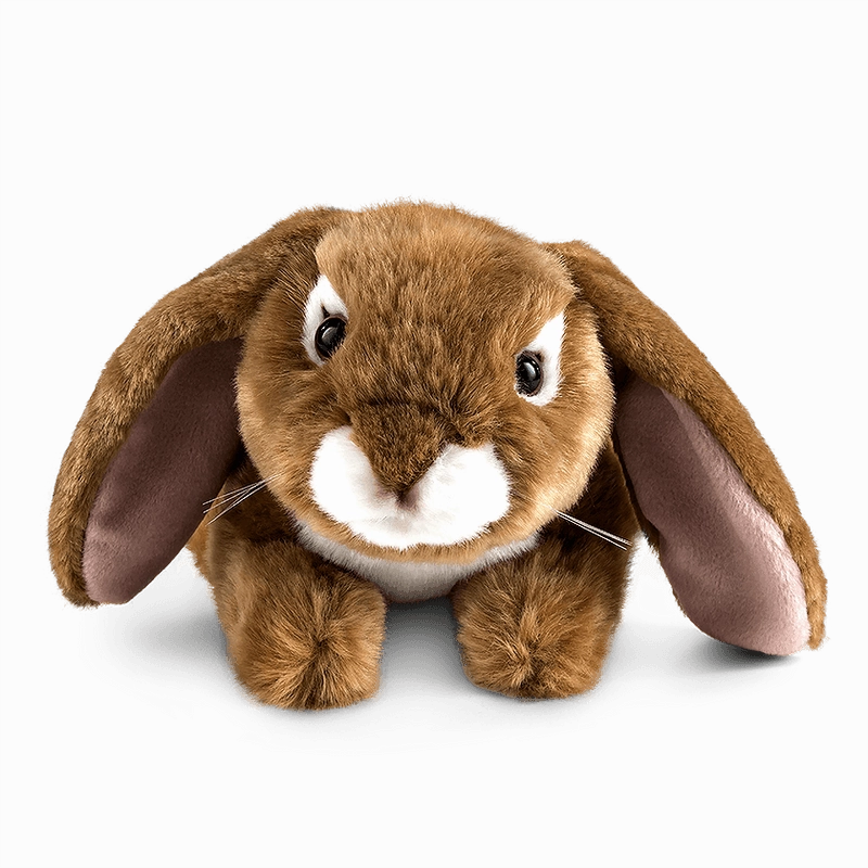 Display Case Action Hero LIVING NATURE French Lop-Eared Rabbit  Brown 22cm Soft Toy