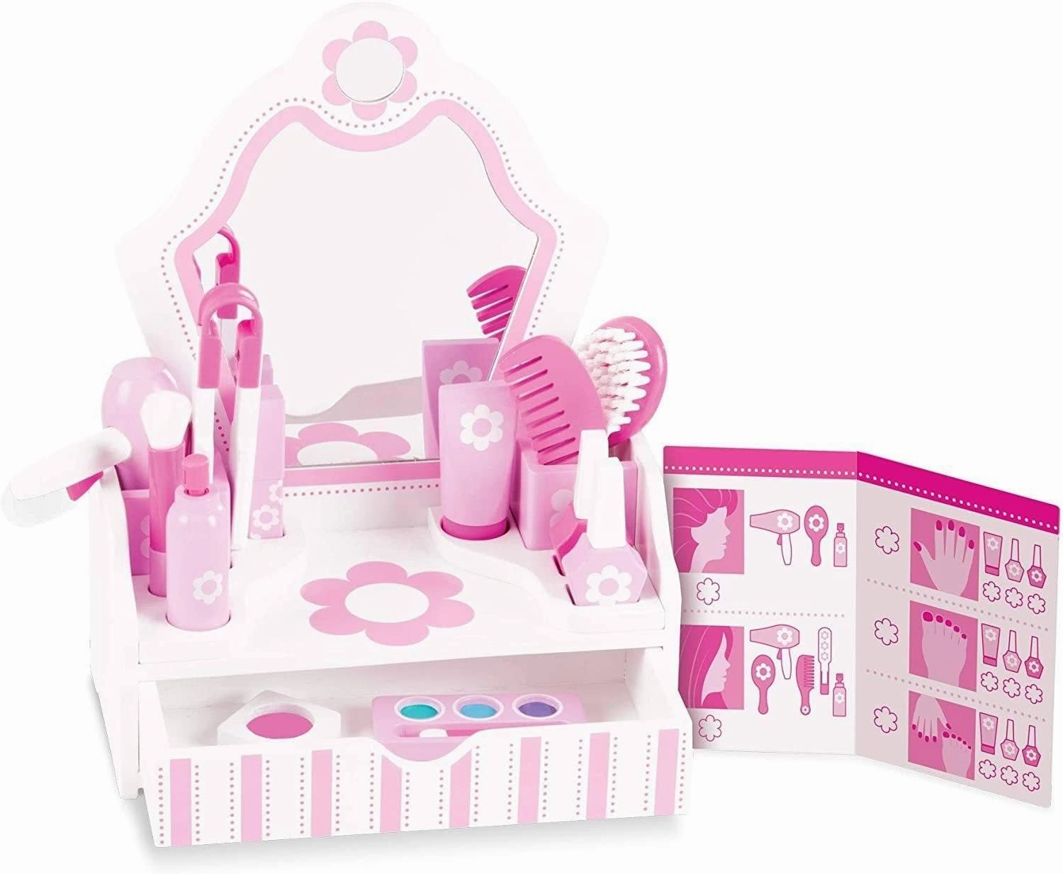 Gender Balance Mythological Inspiration Melissa & Doug Wooden Beauty Salon Play Set - The Original