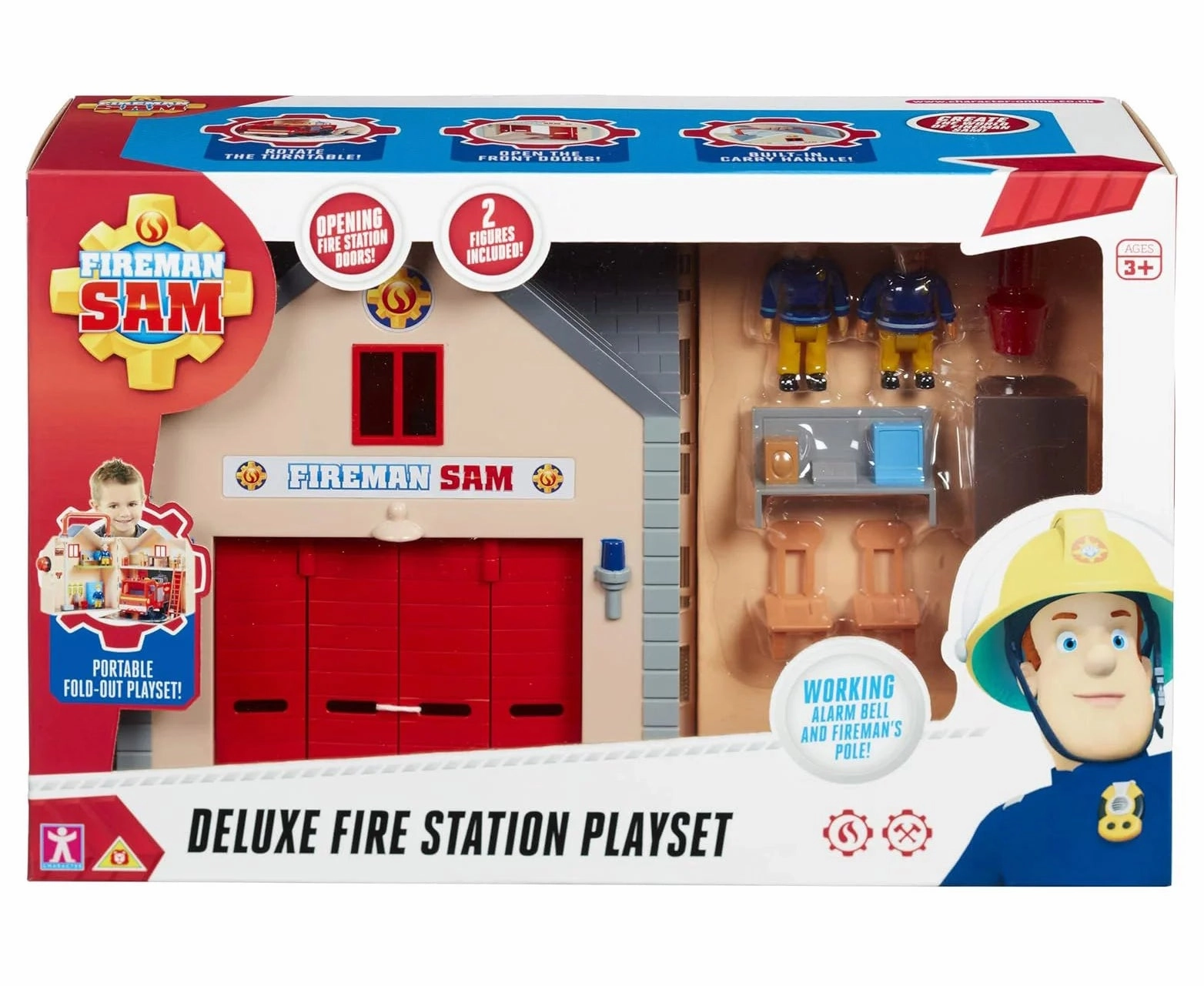 Ray Tracing Living World Fireman Sam Deluxe Fire Station Playset