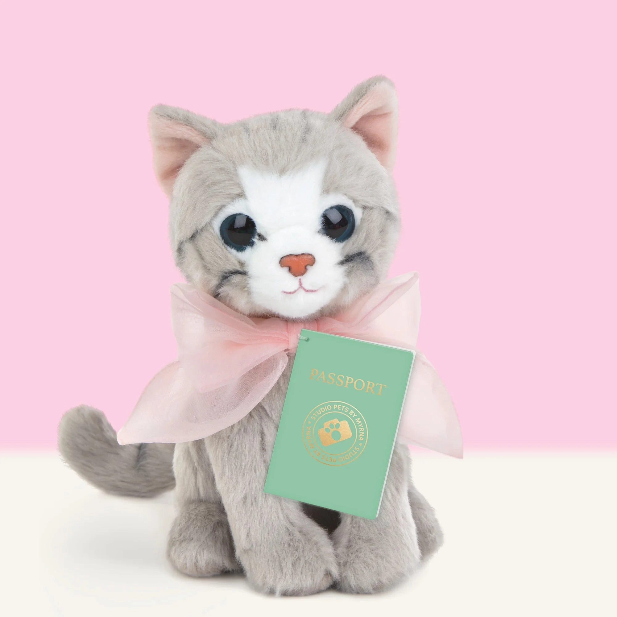 Studio Pets Bella British Shorthair Kitten 16cm Plush Tremendous Worker