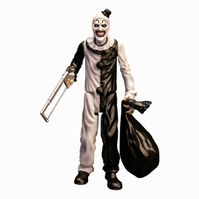 Spooky Decorations Wicked Decorations TERRIFIER - ART THE CLOWN - BLOOD BATH 5" ACTION FIGURE
